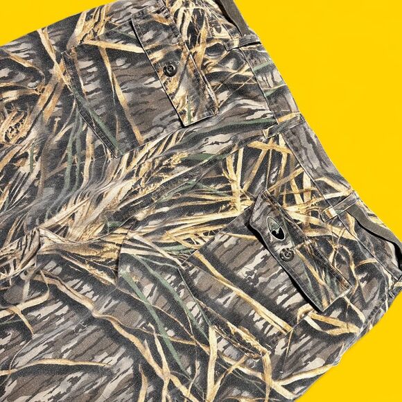 2000s Mossy Oak Camo Hunting Pants – Grass/Brush Pattern – Size XL - Picture 1 of 8